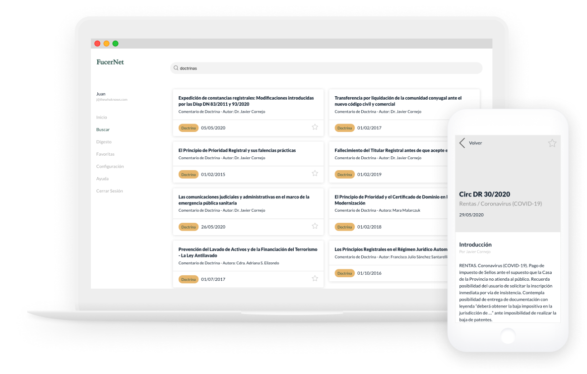 Legister - La normativa registral, en una base de datos única en el país