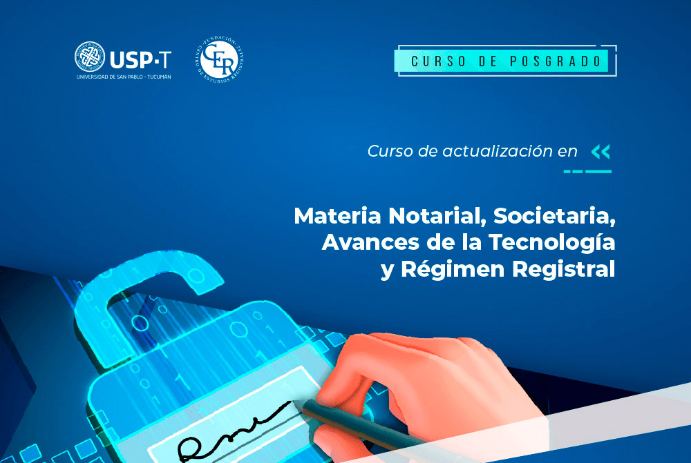 Flyer del curso - Universidad de San Pablo, Tucumán